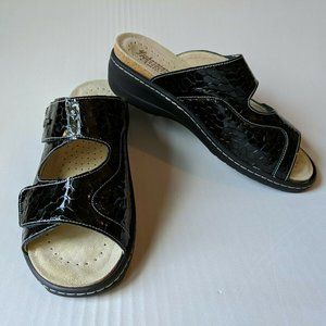 Hickersberger Milano Hallux Black Sandal Womens